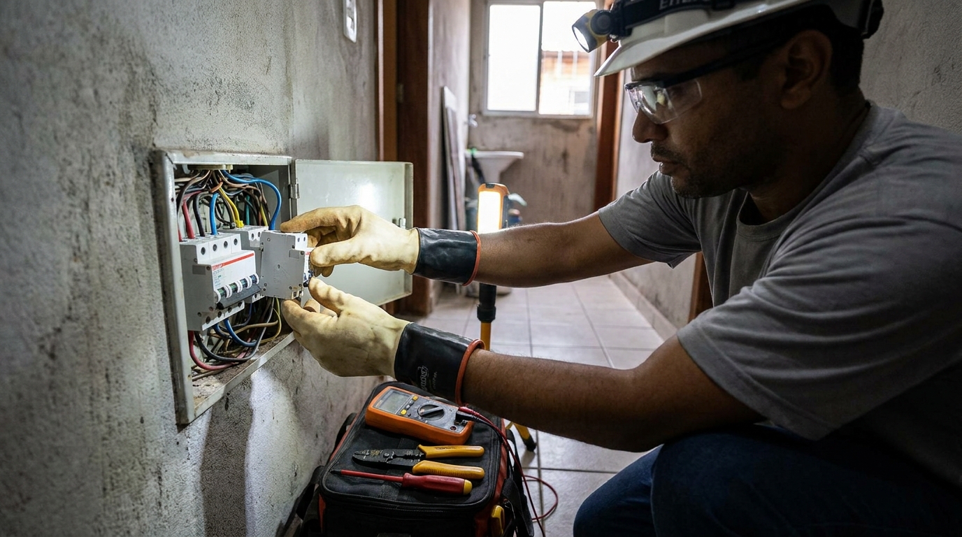 Instalacao de disjuntor profissional em Montes Claros‑MG