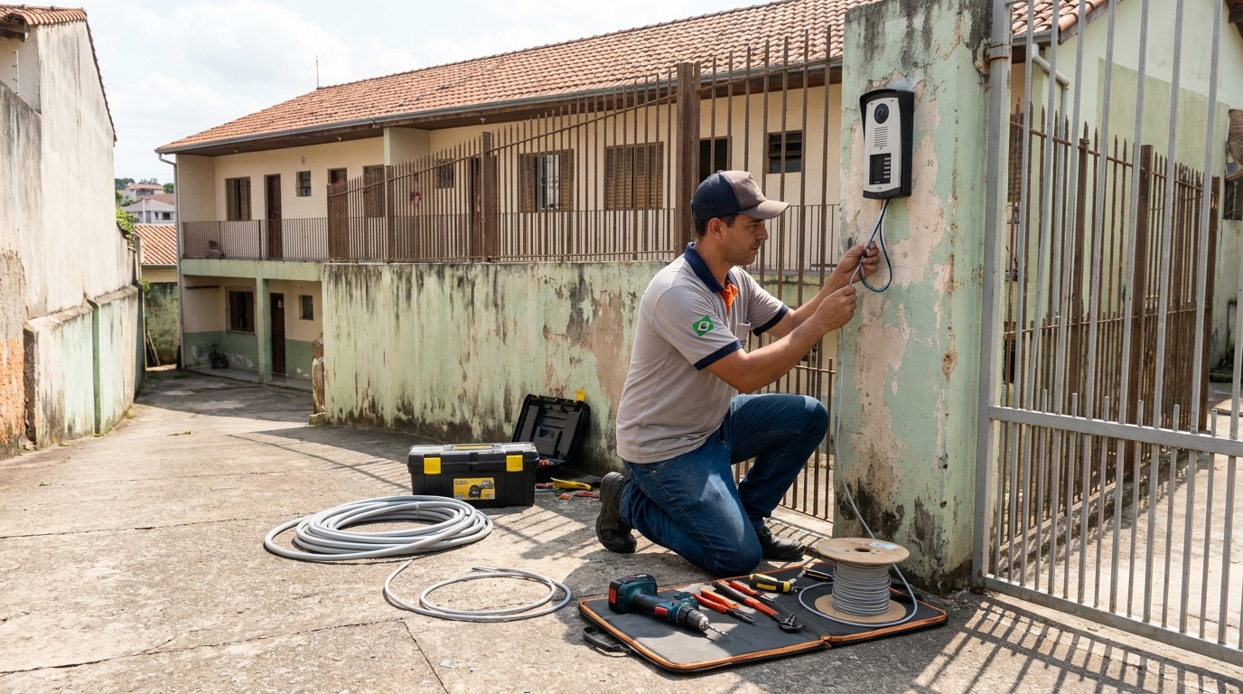 Instalacao de interfone residencial em Montes Claros‑MG