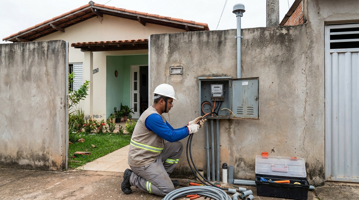 Instalacao de padrao de energia em Montes Claros‑MG